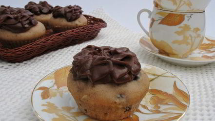 Рецепт кексов с шоколадным кремом