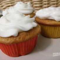 Рецепт Кексов с яблочной начинкой