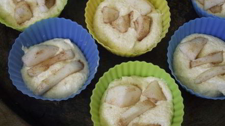 Рецепт кексов с яблоками и корицей