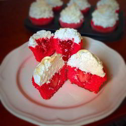 Рецепт Клубничного капкейка