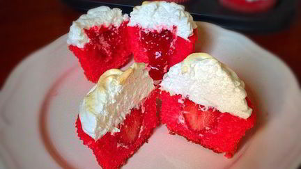 Рецепт Клубничного капкейка