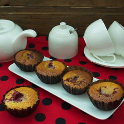 Рецепт Клубничных кексов