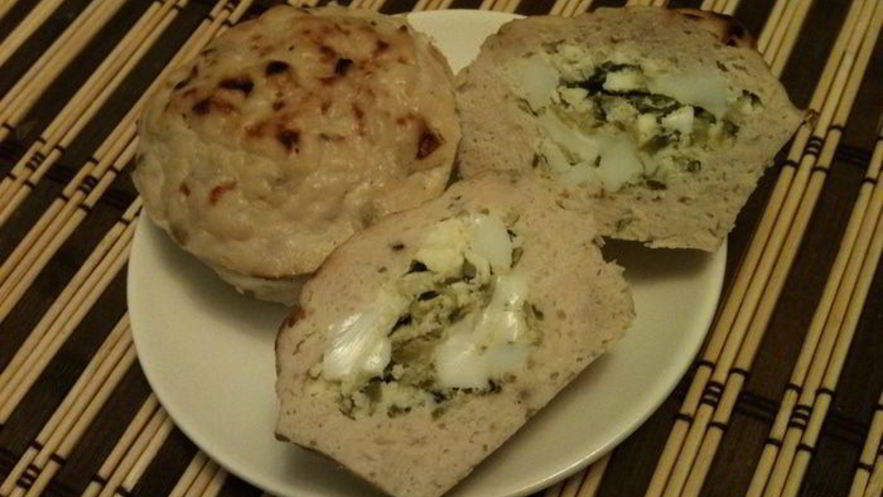 Рецепт куриных кексиков суфле с начинкой