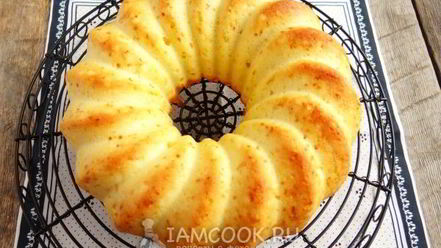 Рецепт лимонного кекса на кефире