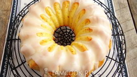 Рецепт лимонного кекса на кефире