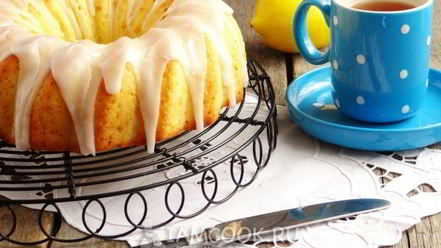 Рецепт лимонного кекса на кефире