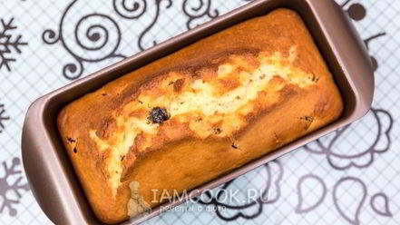 Рецепт лимонного кекса с черносливом