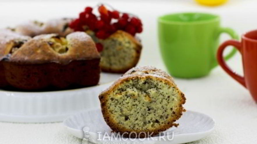 Рецепт макового кекса с лимоном