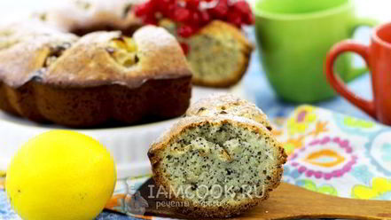 Рецепт макового кекса с лимоном