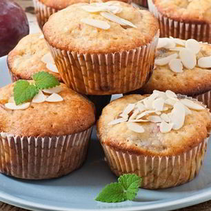 Рецепт Мини-кексов со сливами