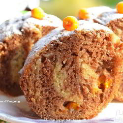 Рецепт Мраморного кекса на ряженке