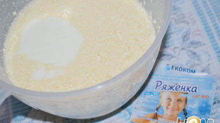 Рецепт мраморного кекса на ряженке