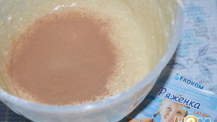 Рецепт мраморного кекса на ряженке