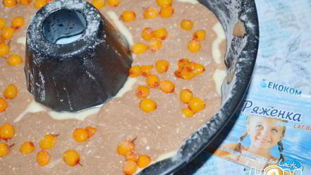 Рецепт мраморного кекса на ряженке