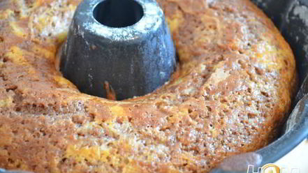 Рецепт мраморного кекса на ряженке