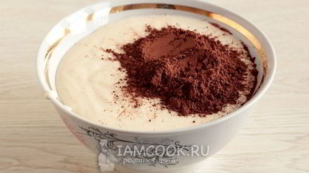 Рецепт мраморного кекса на сливках