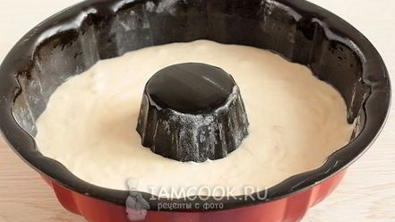 Рецепт мраморного кекса на сливках