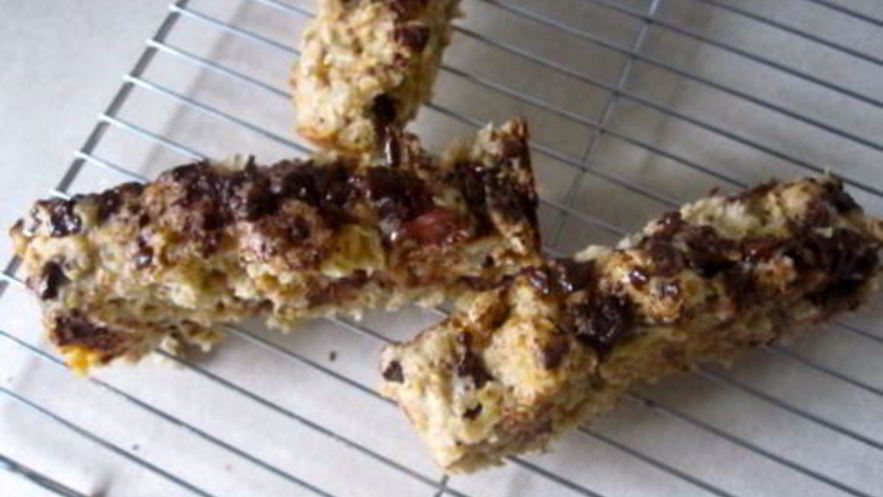 Рецепт овсяного кекса с бананами