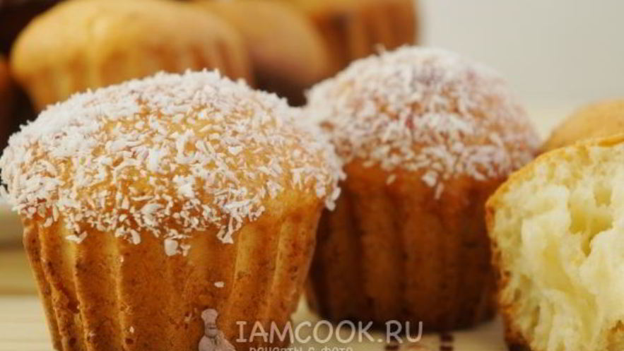 Рецепт простых творожных кексов