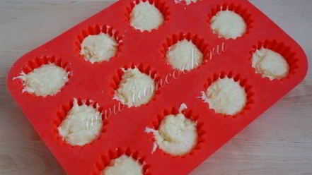 Рецепт простых творожных кексов