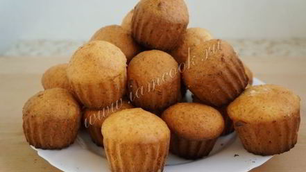 Рецепт простых творожных кексов