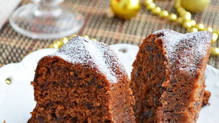 Рецепт рождественского сливового кекса с глинтвейном