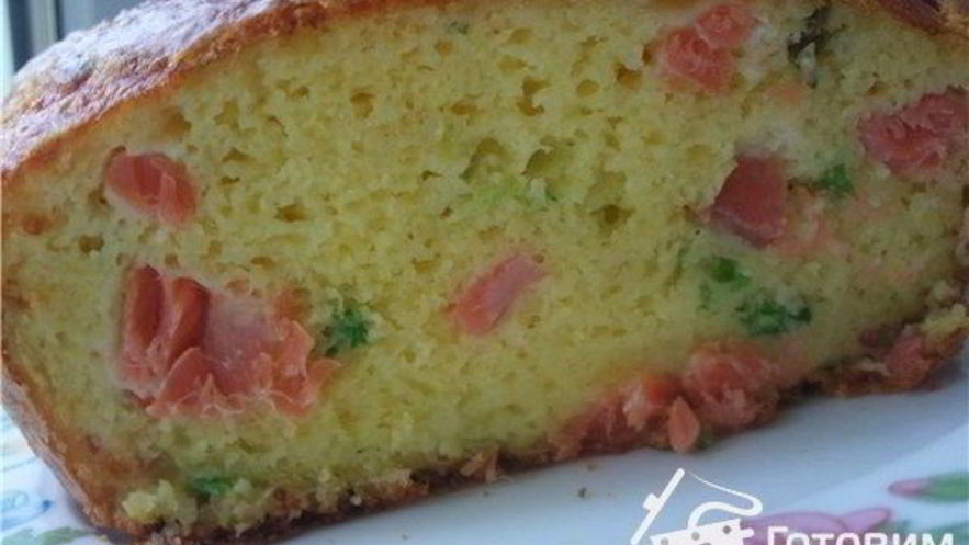 Рецепт рыбного кекса нежного