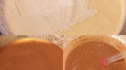 Рецепт шоколадного кекса с кизилом