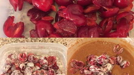 Рецепт шоколадного кекса с кизилом