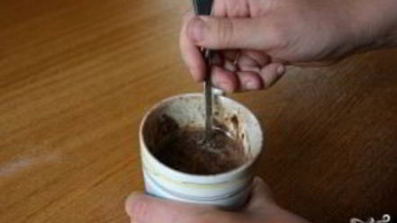 Рецепт шоколадного кекса в кружке