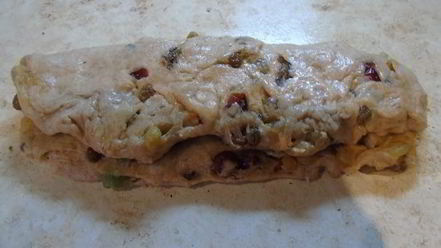 Рецепт цельнозернового штоллена на закваске