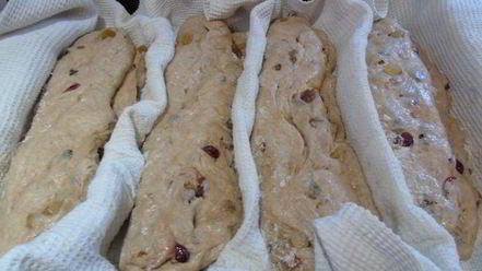 Рецепт цельнозернового штоллена на закваске