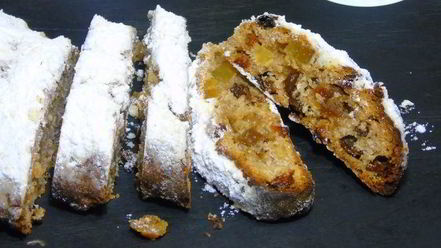 Рецепт цельнозернового штоллена на закваске