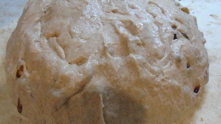 Рецепт цельнозернового штоллена на закваске