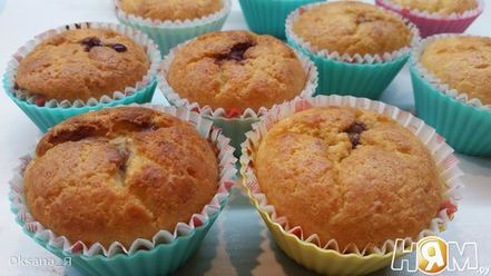 Рецепт творожных кексиков с кремом и джемом