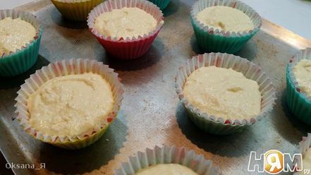 Рецепт творожных кексиков с кремом и джемом