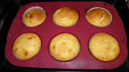 Рецепт творожных кексов с шоколадом и бананом