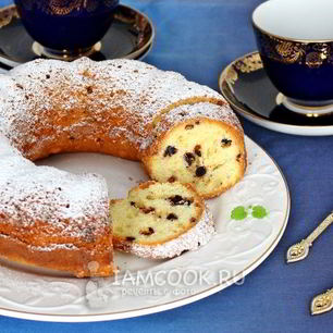 Рецепт Ванильного кекса с шоколадными каплями