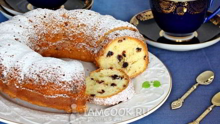 Рецепт ванильного кекса с шоколадными каплями