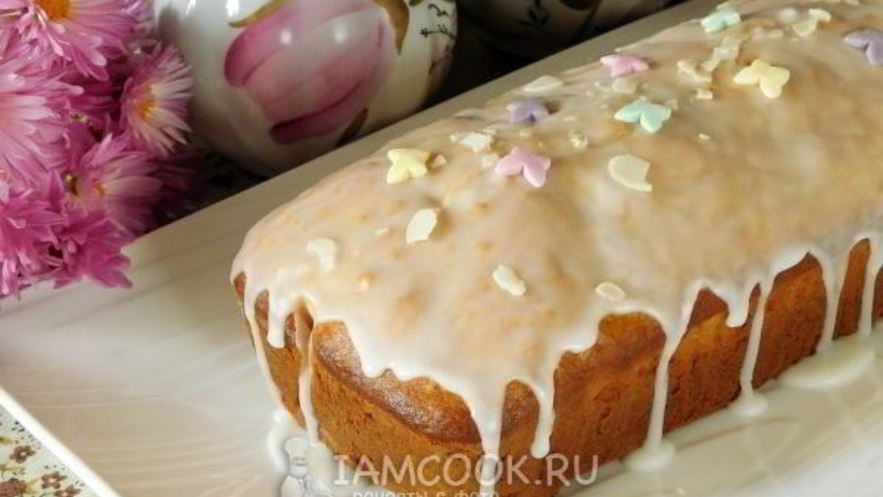 Рецепт воздушного кекса на кефире