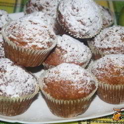 Рецепт Яблочно-мандариновых кексы на растительном масле