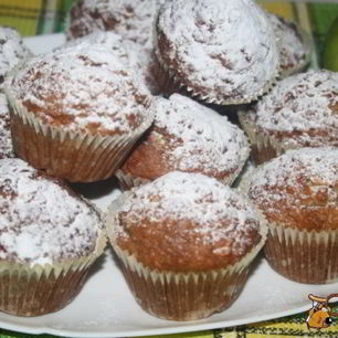 Рецепт Яблочно-мандариновых кексы на растительном масле