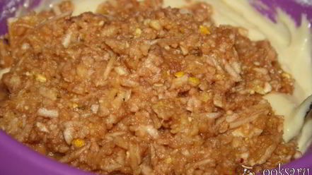 Рецепт яблочно-мандариновых кексы на растительном масле