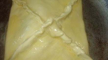 Рецепт быстрого хачапури три сыра