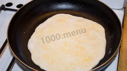 Рецепт хачапури по тбилисски за 5 минут на сковороде