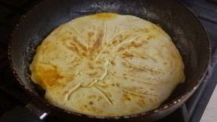 Рецепт хачапури с сулугуни на сковороде