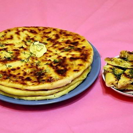 Рецепт Хачапури с творогом на сковороде