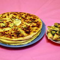 Рецепт Хачапури с творогом на сковороде