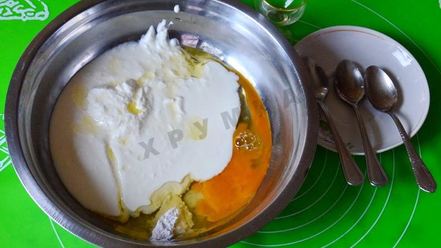 Рецепт хачапури с творогом на сковороде