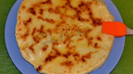 Рецепт хачапури с творогом на сковороде